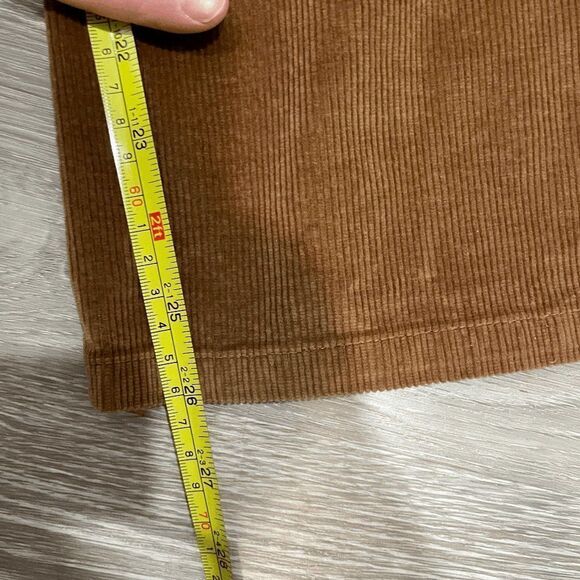 Myths Mens Brown High Rise Boot Cut Corduroy Pants Size 48 - Picture 5 of 10